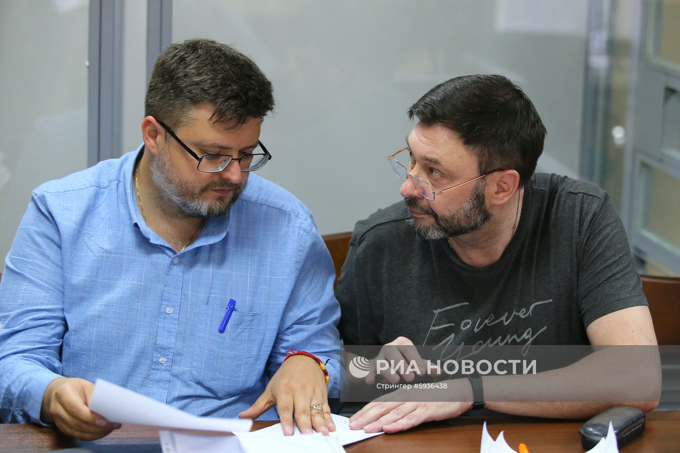 Заседание суда по делу журналиста К. Вышинского