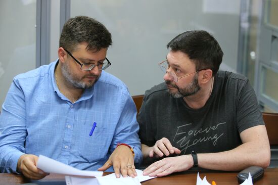 Заседание суда по делу журналиста К. Вышинского