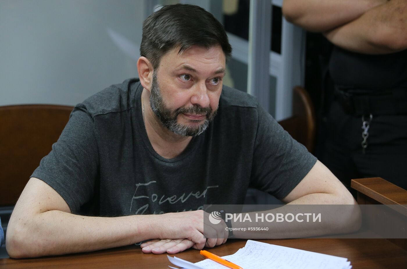 Заседание суда по делу журналиста К. Вышинского