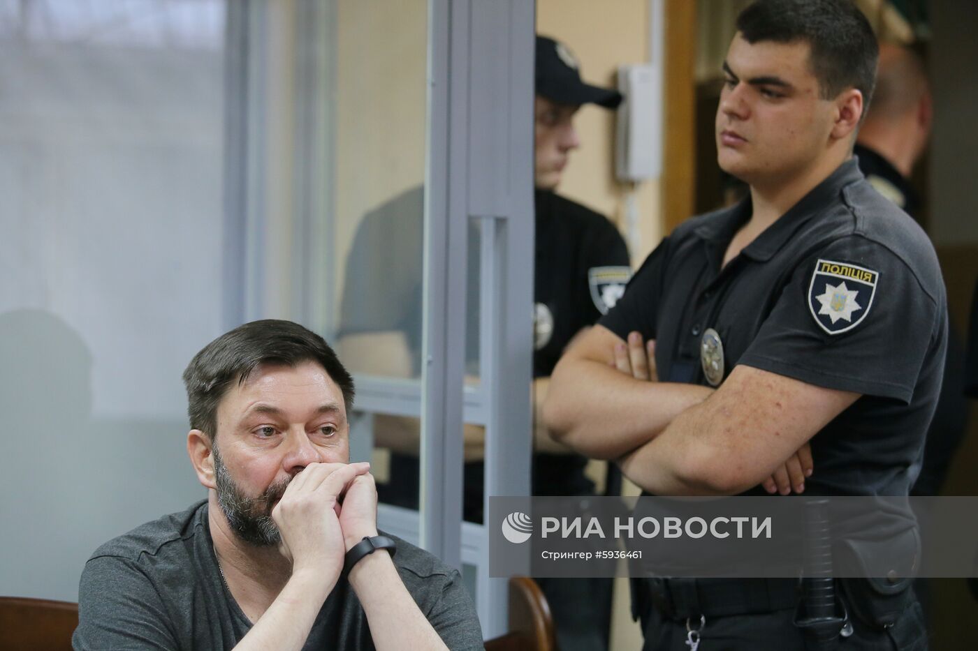 Заседание суда по делу журналиста К. Вышинского