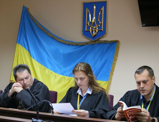 Заседание суда по делу журналиста К. Вышинского