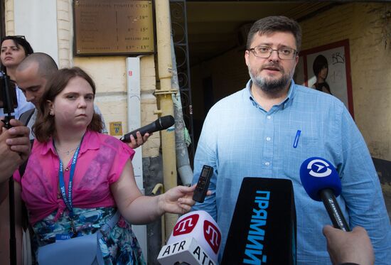 Заседание суда по делу журналиста К. Вышинского