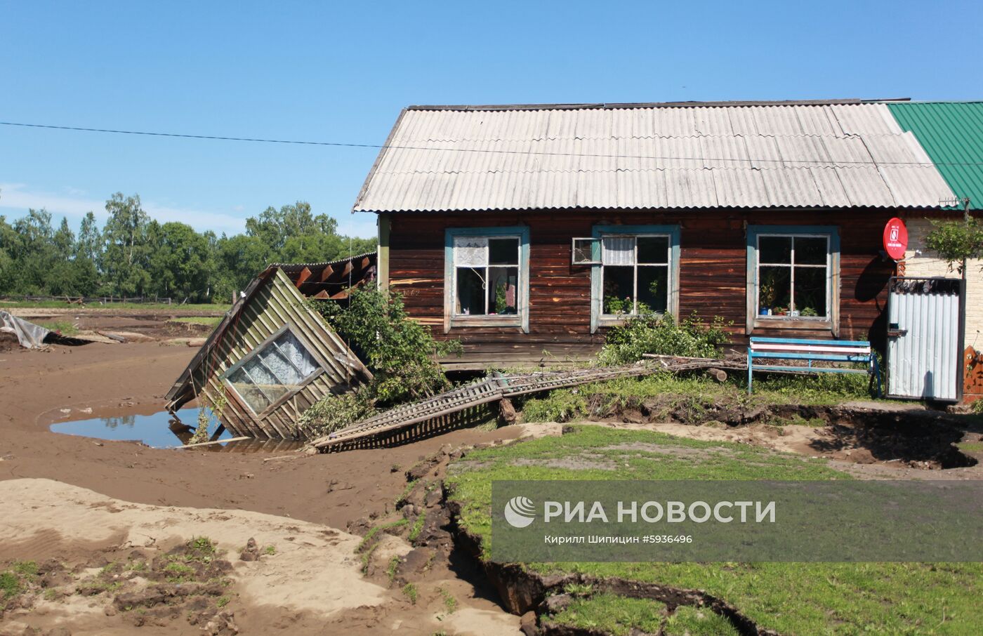 Ситуация в зоне подтопления в Иркутской области