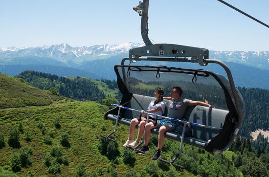 Летний отдых на курорте "Роза Хутор"