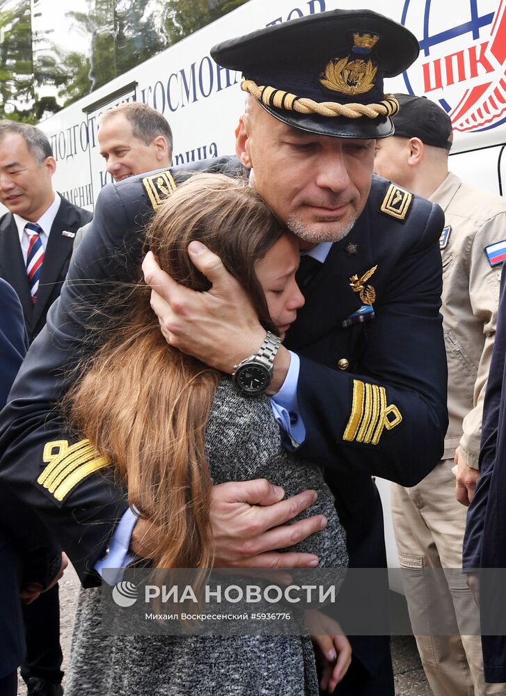 Проводы экипажа МКС-60/61 на Байконур