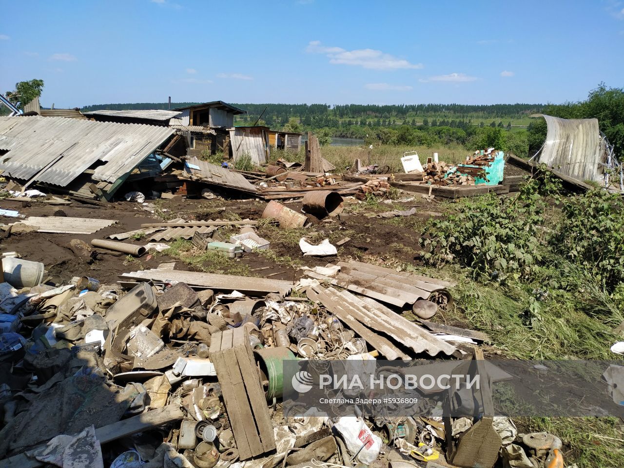 Ситуация в зоне подтопления в Иркутской области