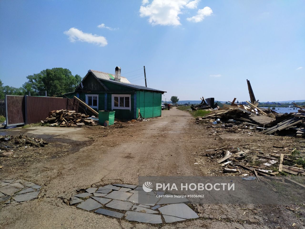 Ситуация в зоне подтопления в Иркутской области