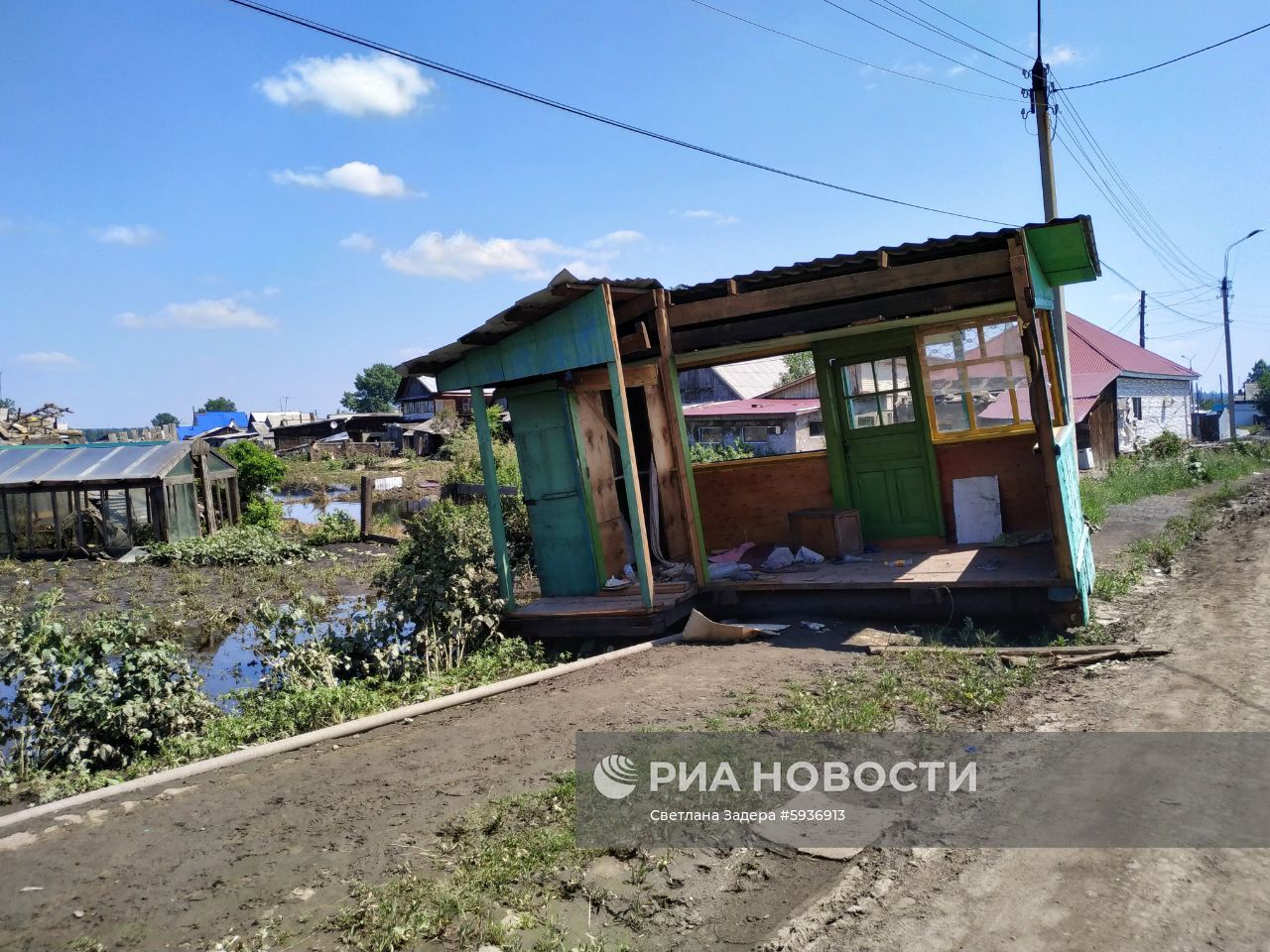 Ситуация в зоне подтопления в Иркутской области