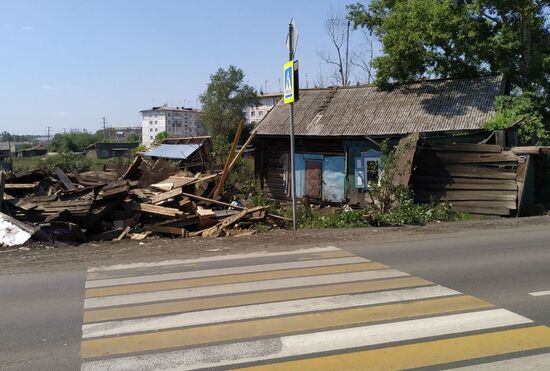 Ситуация в зоне подтопления в Иркутской области