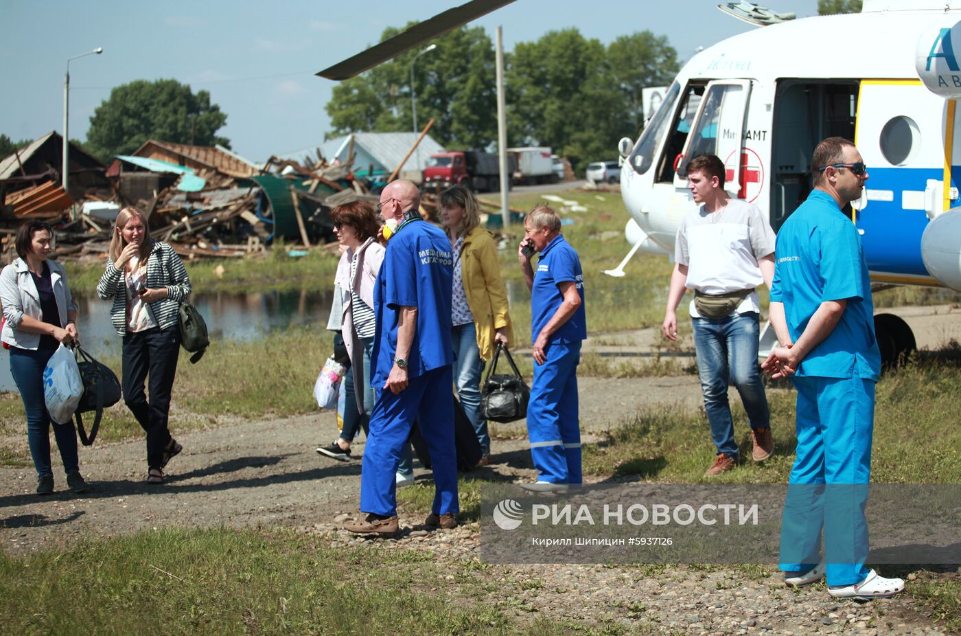 Ситуация в зоне подтопления в Иркутской области