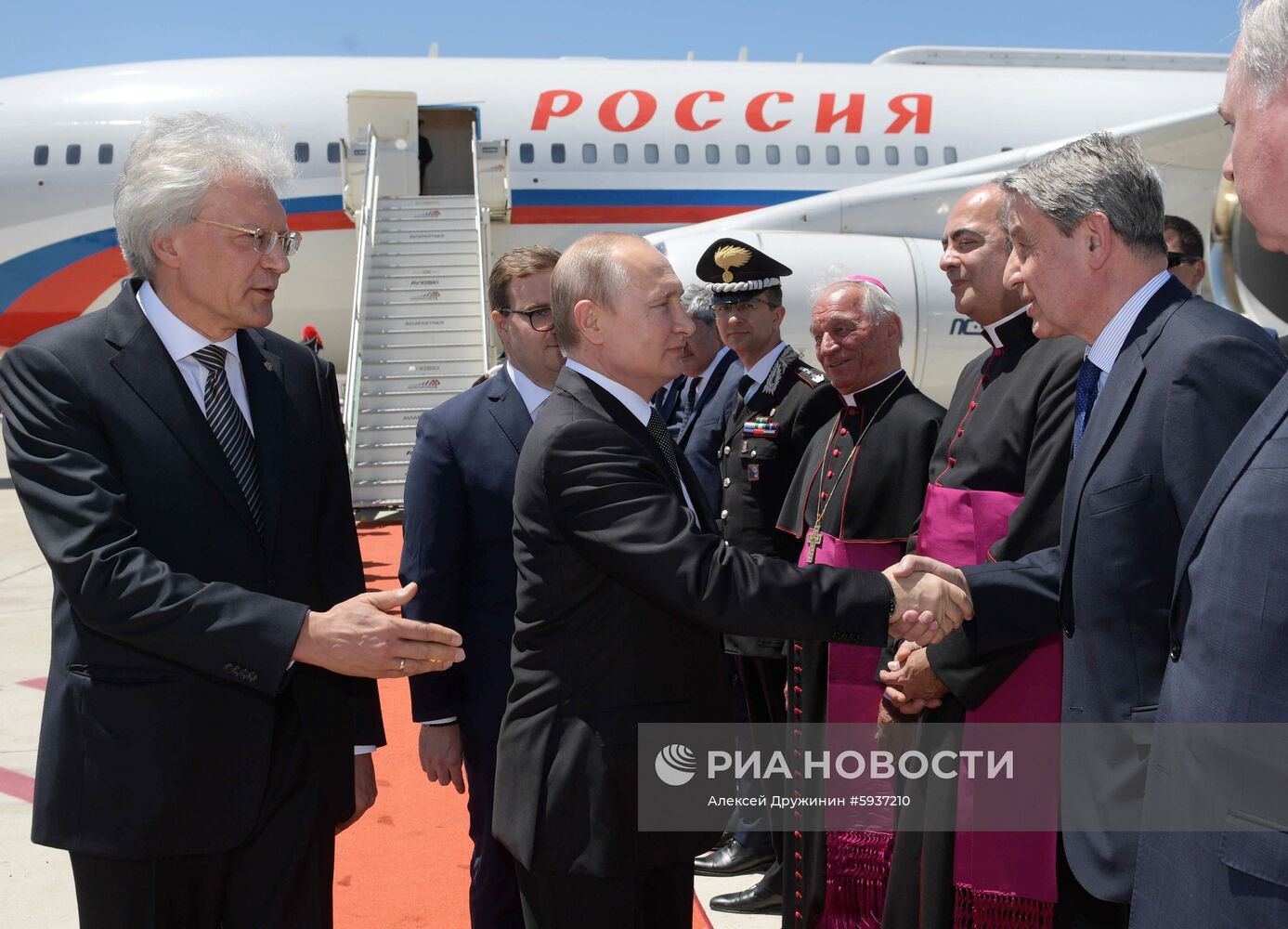 Официальный визит президента РФ В. Путина в Италию