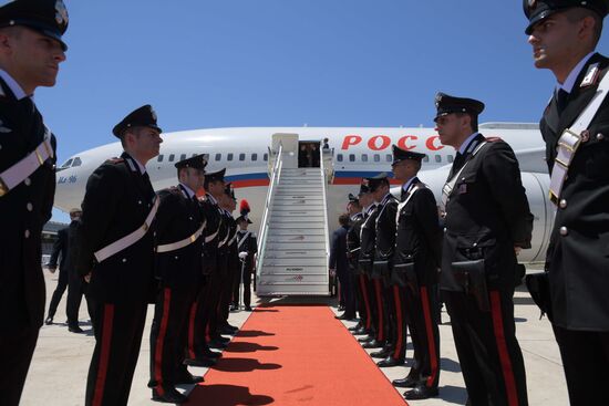 Официальный визит президента РФ В. Путина в Италию