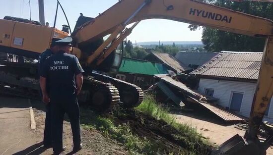 Ситуация в зоне подтопления в Иркутской области