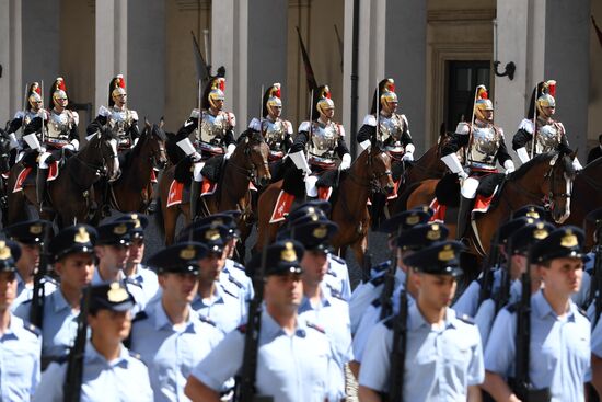 Официальный визит президента РФ В. Путина в Италию