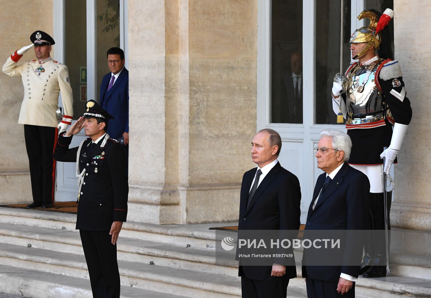 Официальный визит президента РФ В. Путина в Италию