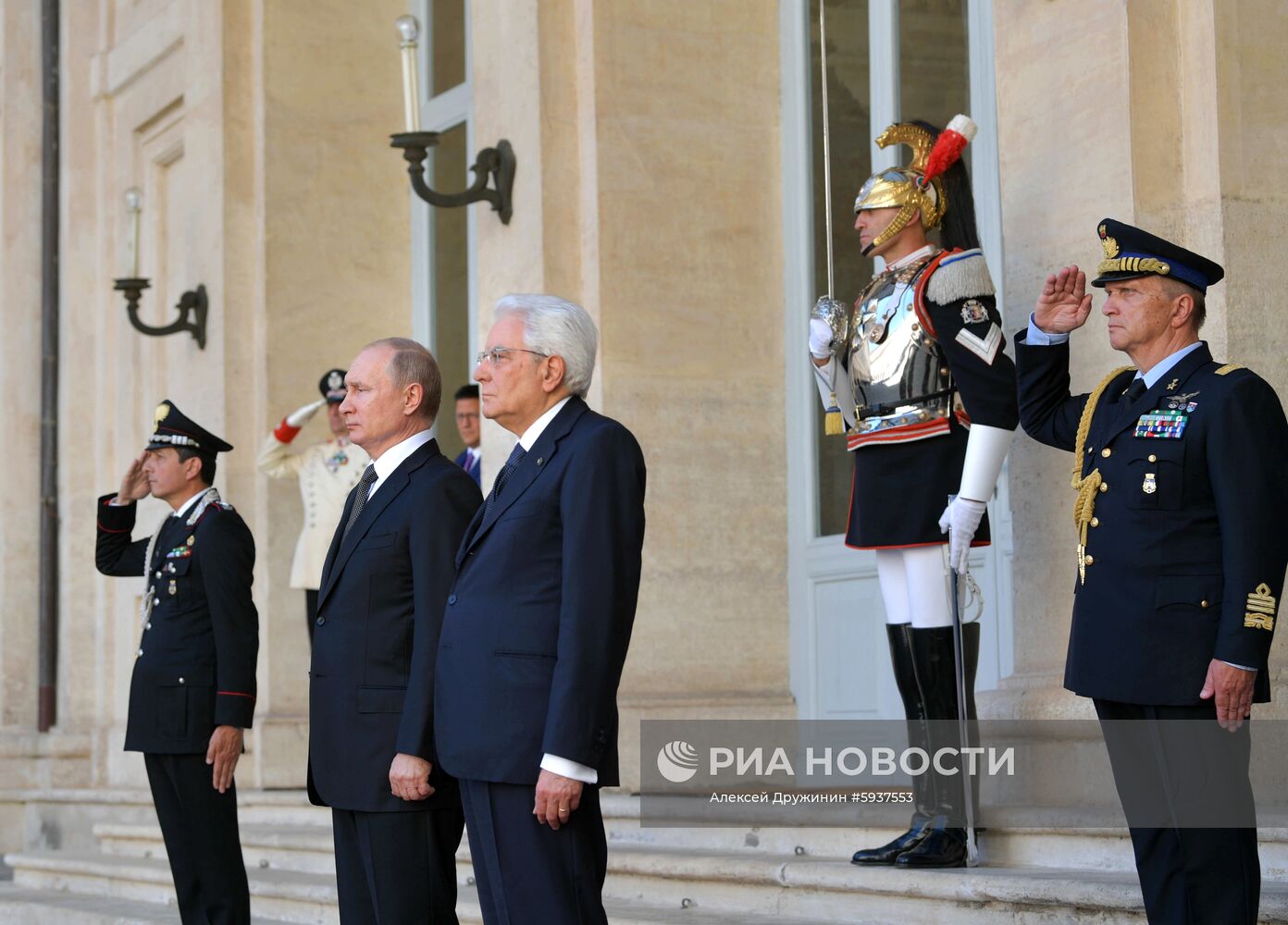 Официальный визит президента РФ В. Путина в Италию