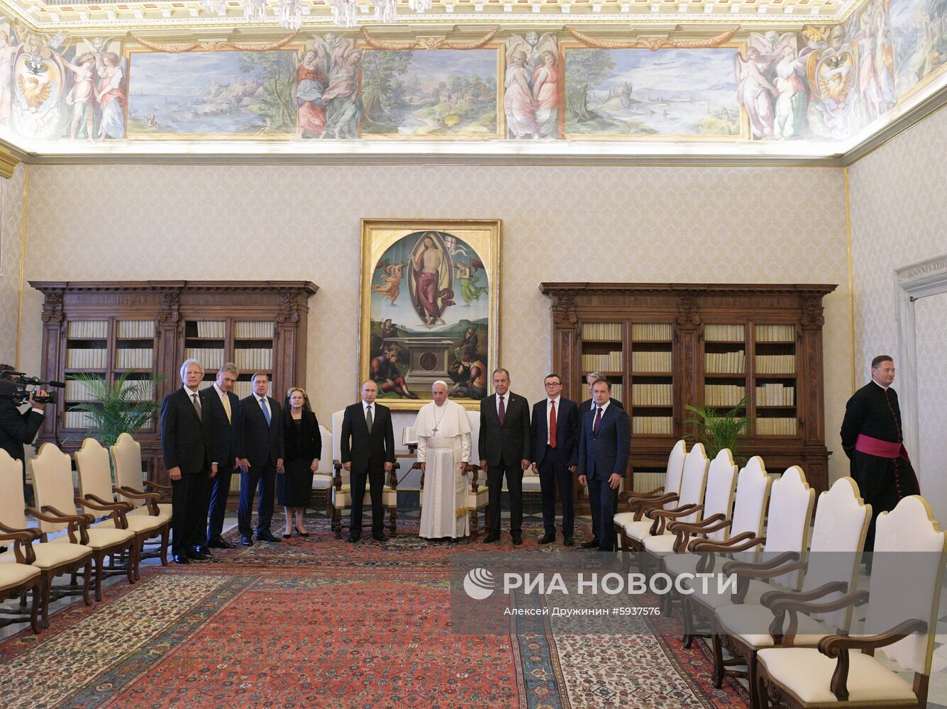 Визит президента РФ В. Путина в Ватикан