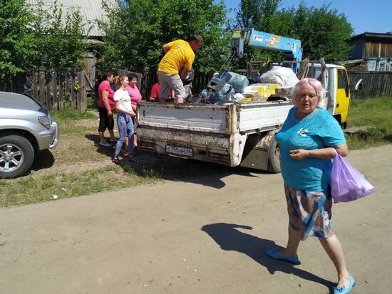 Ситуация в зоне подтопления в Иркутской области