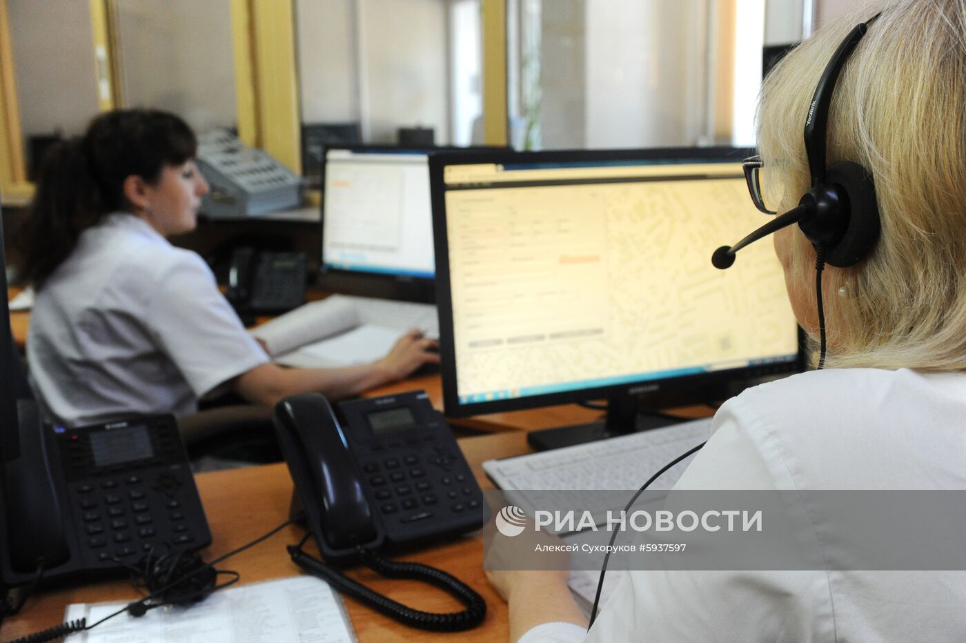 Работа скорой помощи и Центра медицины катастроф в Тамбове