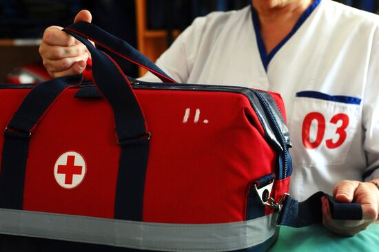 Работа скорой помощи и Центра медицины катастроф в Тамбове