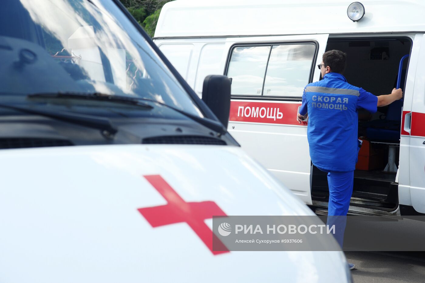 Работа скорой помощи и Центра медицины катастроф в Тамбове