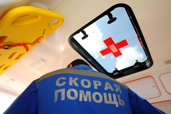 Работа скорой помощи и Центра медицины катастроф в Тамбове