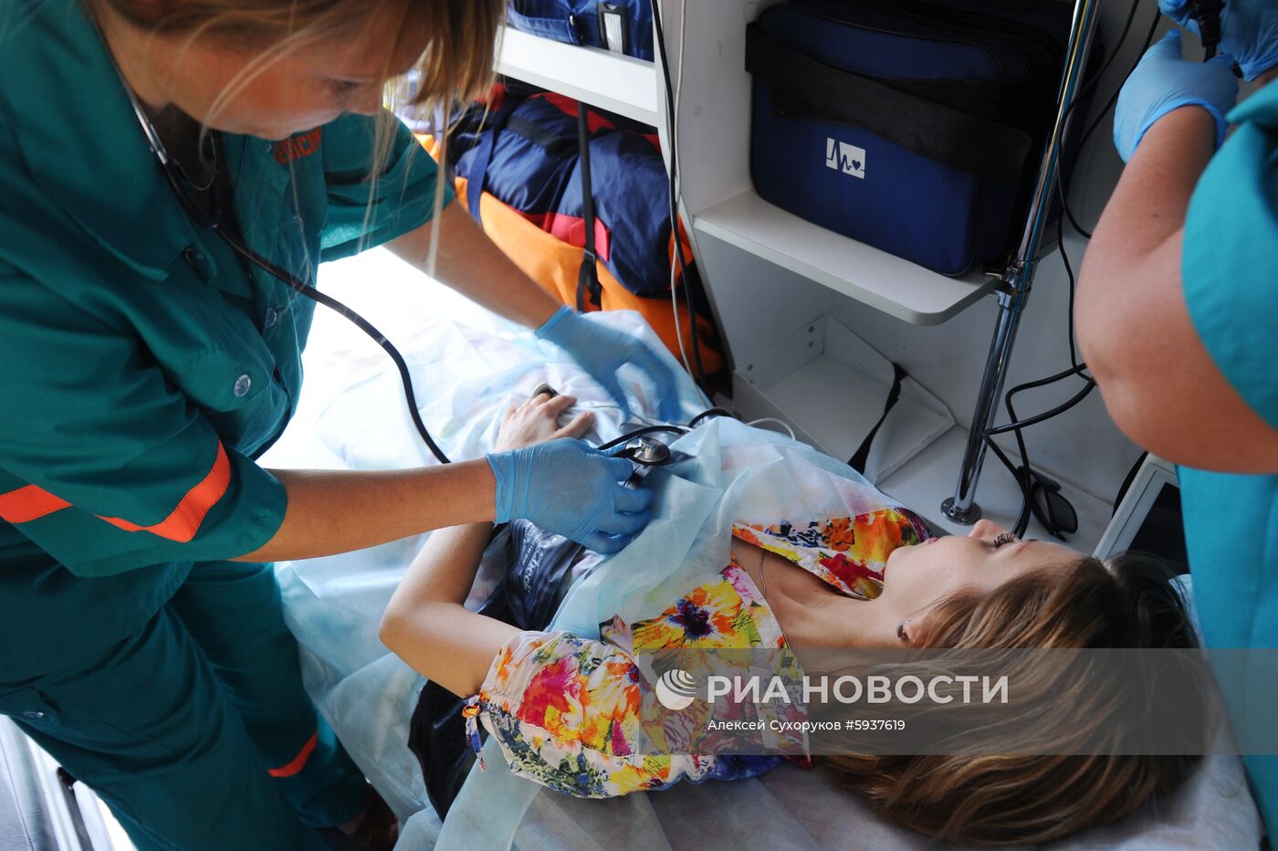 Работа скорой помощи и Центра медицины катастроф в Тамбове