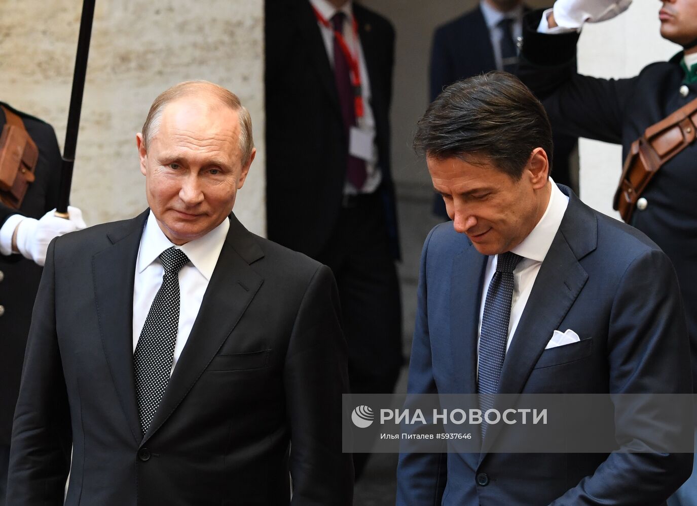 Официальный визит президента РФ В. Путина в Италию