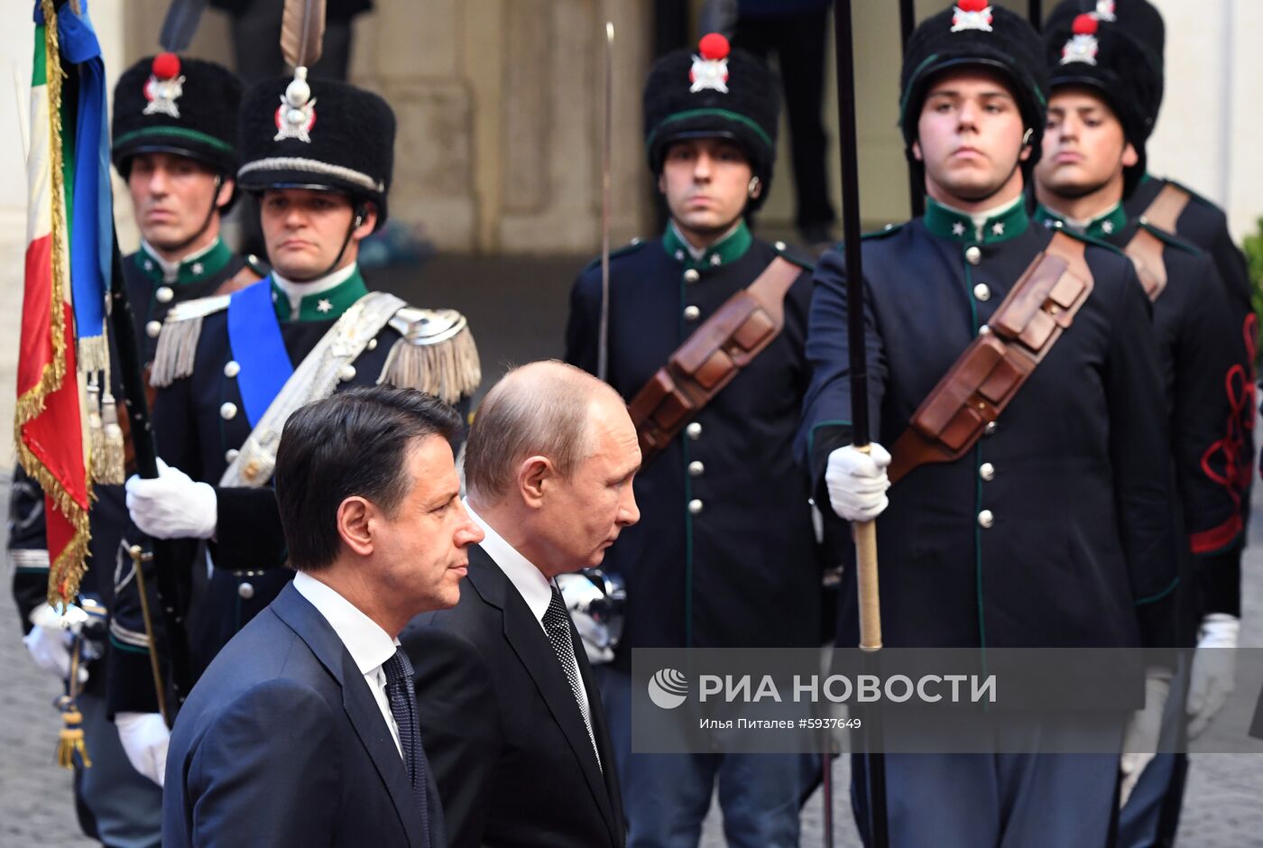 Официальный визит президента РФ В. Путина в Италию