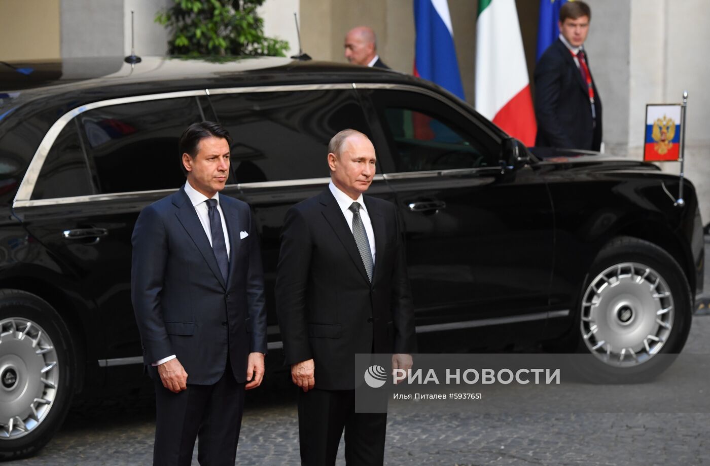 Официальный визит президента РФ В. Путина в Италию