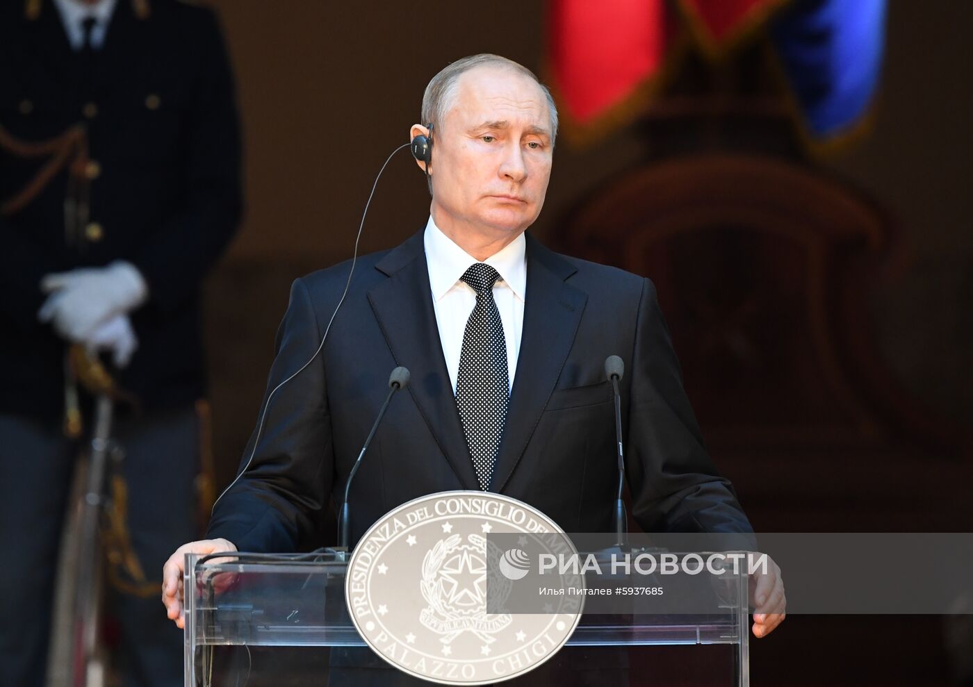 Официальный визит президента РФ В. Путина в Италию