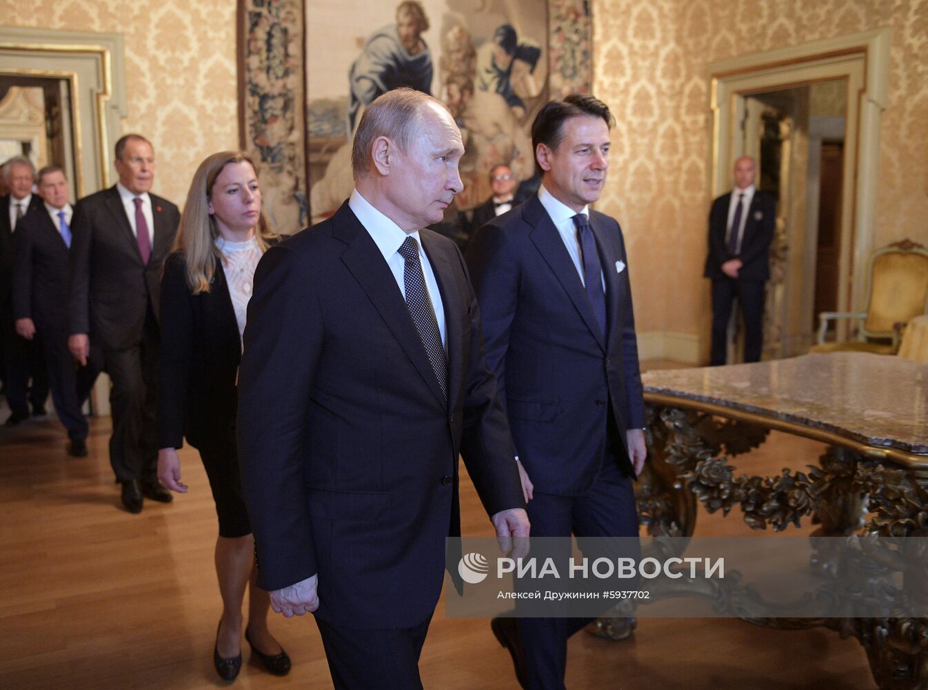 Официальный визит президента РФ В. Путина в Италию