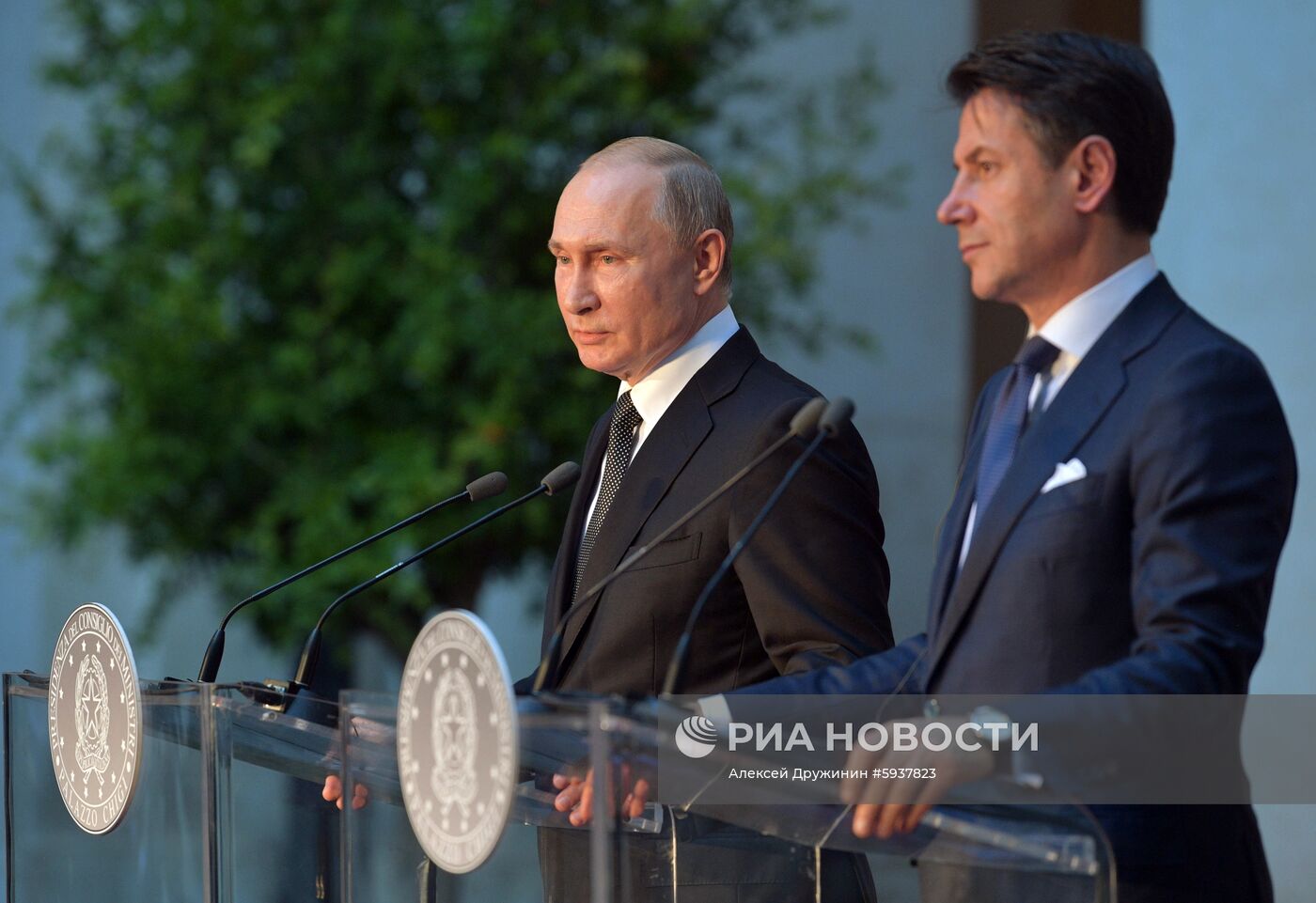 Официальный визит президента РФ В. Путина в Италию