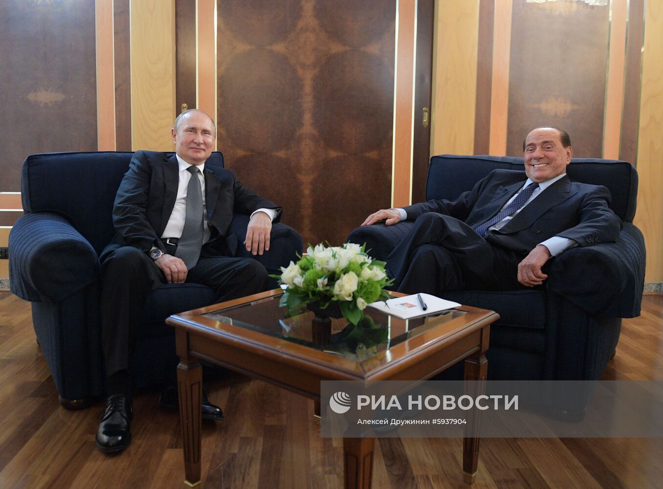 Официальный визит президента РФ В. Путина в Италию