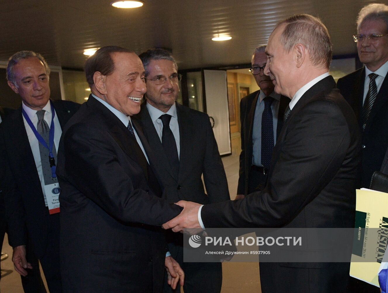 Официальный визит президента РФ В. Путина в Италию