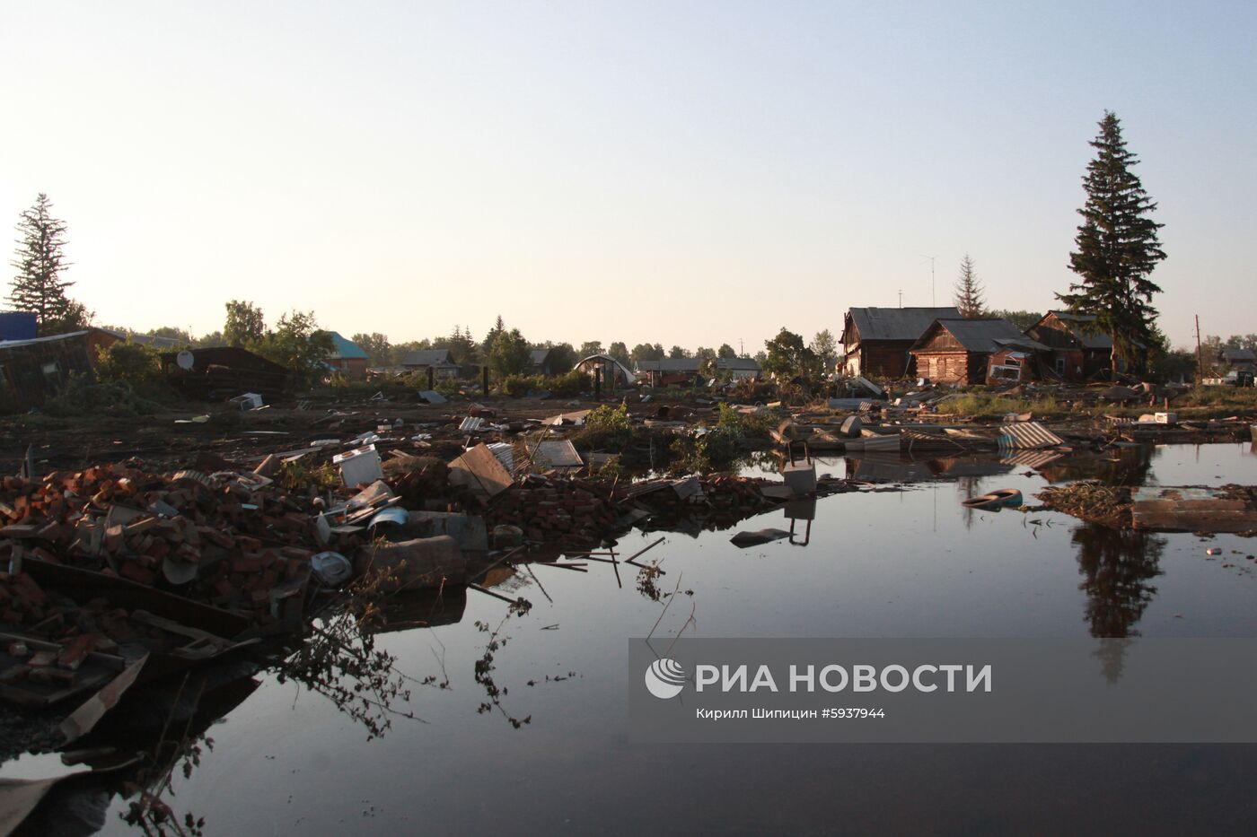 Ситуация в зоне подтопления в Иркутской области