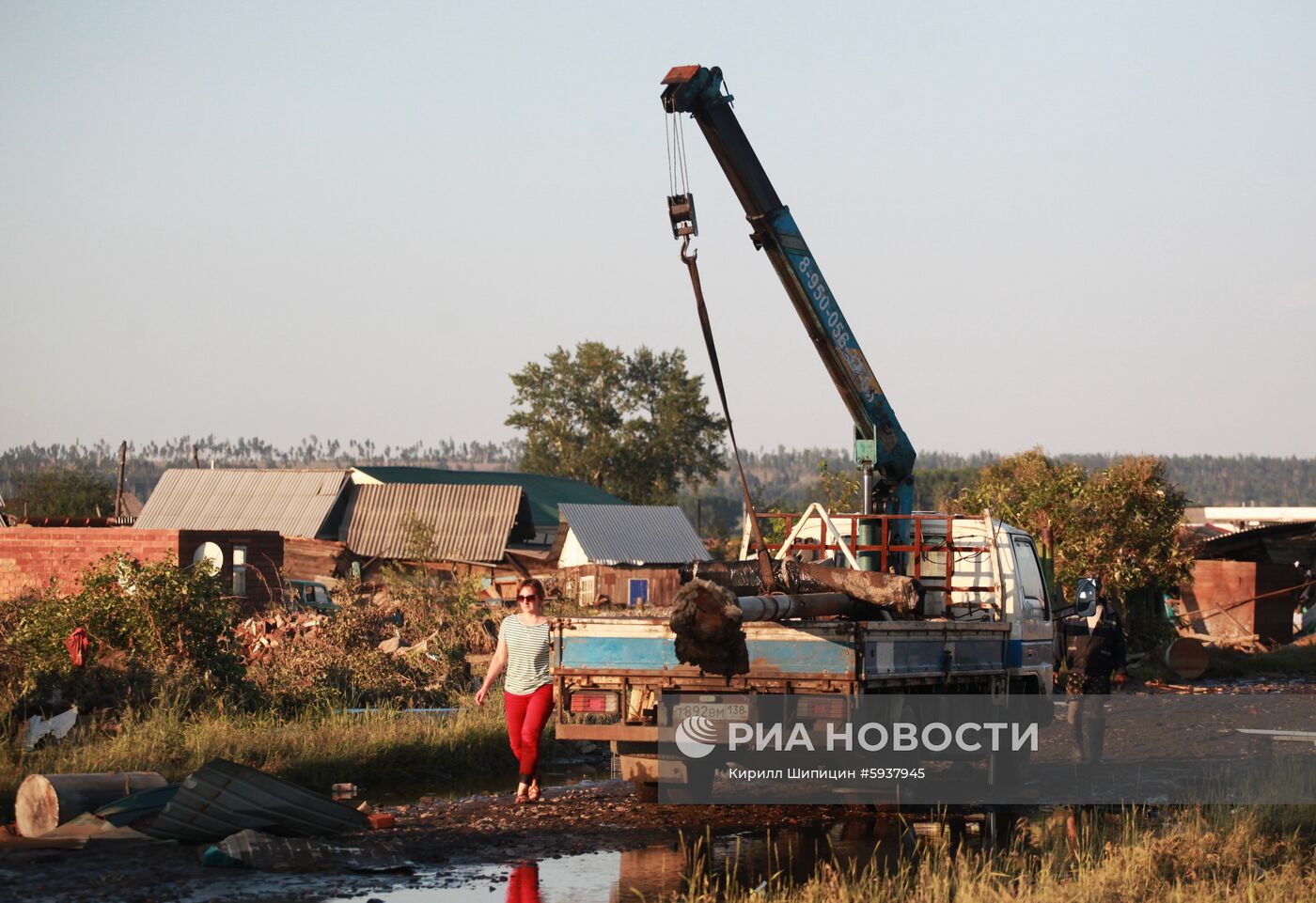 Ситуация в зоне подтопления в Иркутской области