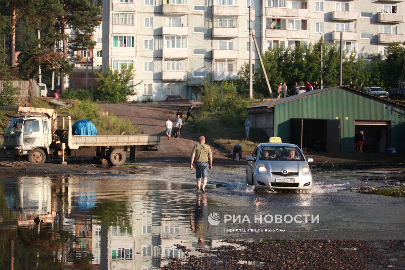 Ситуация в зоне подтопления в Иркутской области