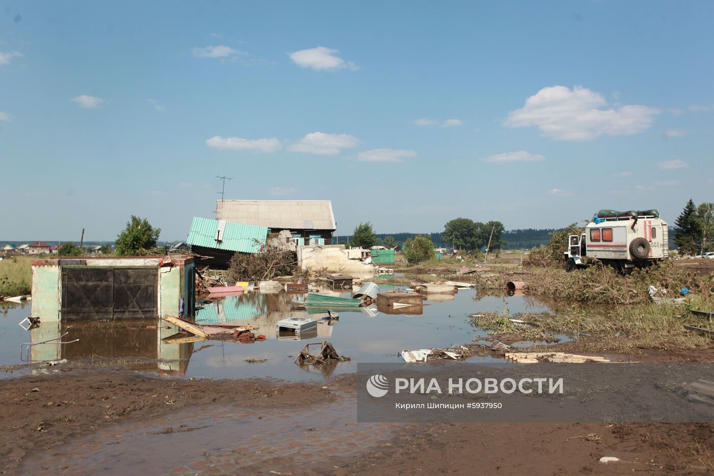 Ситуация в зоне подтопления в Иркутской области