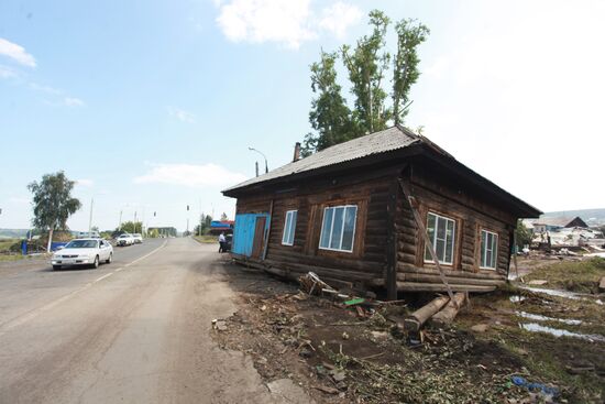 Ситуация в зоне подтопления в Иркутской области