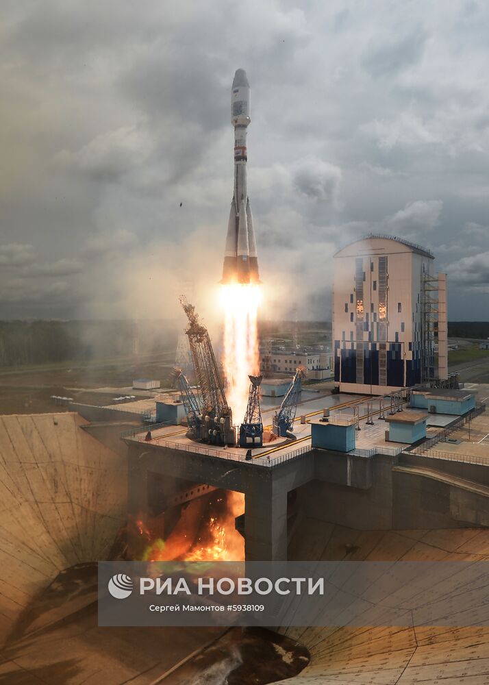 Пуск РН"Союз-2.1б" со спутником "Метеор-М" с космодрома Восточный