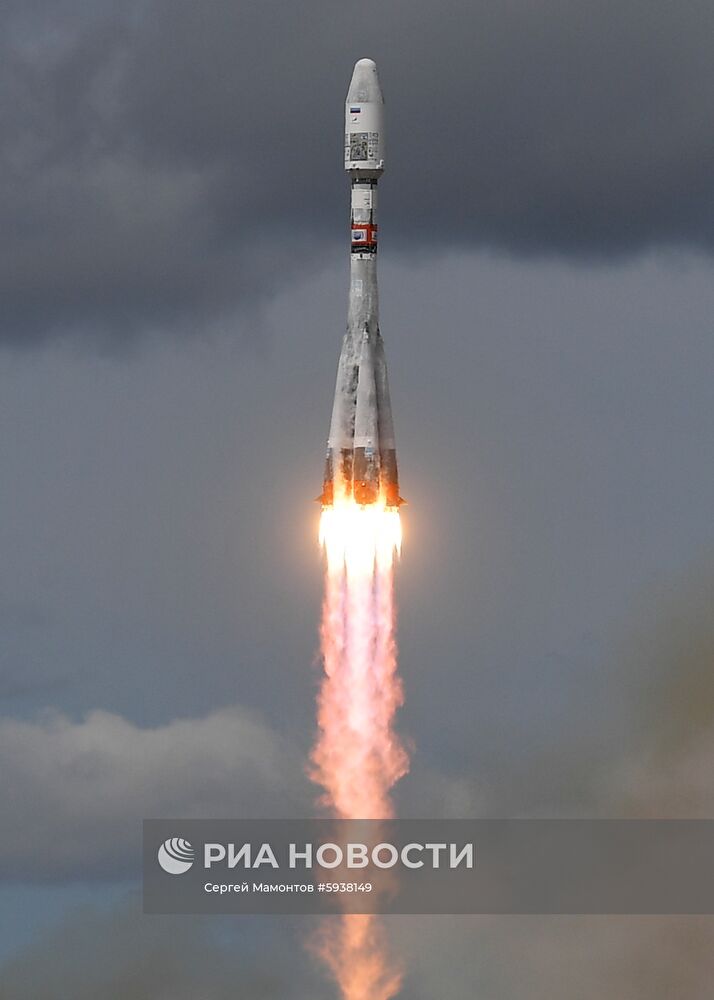Пуск РН"Союз-2.1б" со спутником "Метеор-М" с космодрома Восточный