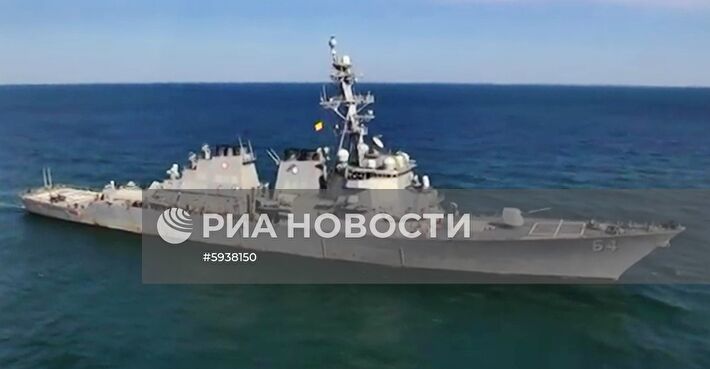 Облет акватории Черного моря в дни учения стран НАТО Sea Breeze-2019