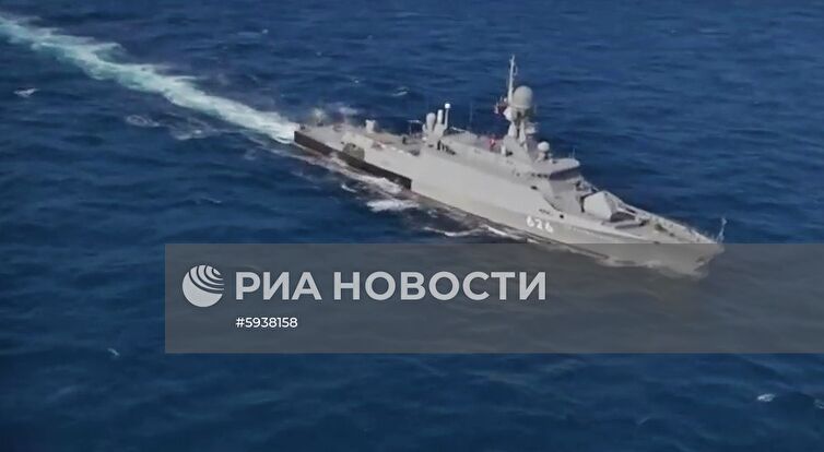 Облет акватории Черного моря в дни учения стран НАТО Sea Breeze-2019