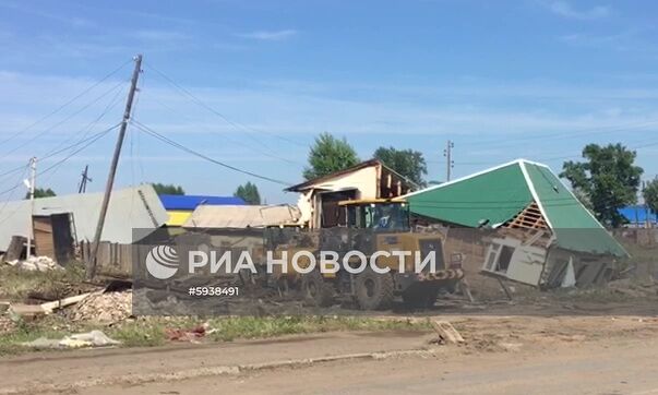 Ситуация в зоне подтопления в Иркутской области