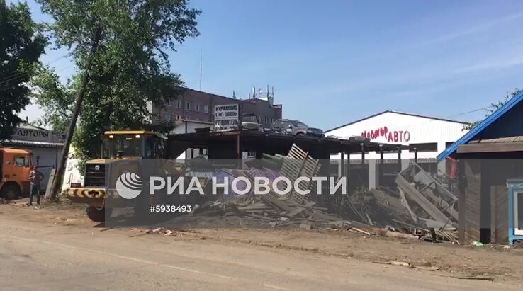 Ситуация в зоне подтопления в Иркутской области