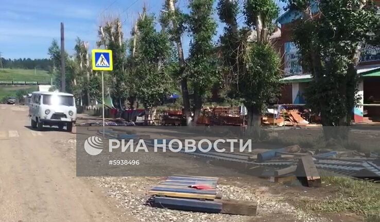 Ситуация в зоне подтопления в Иркутской области