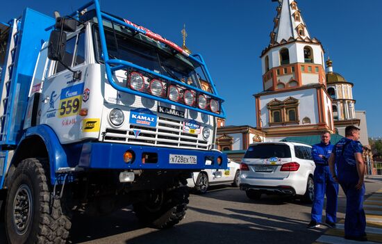 Старт международного ралли "Шелковый путь"
