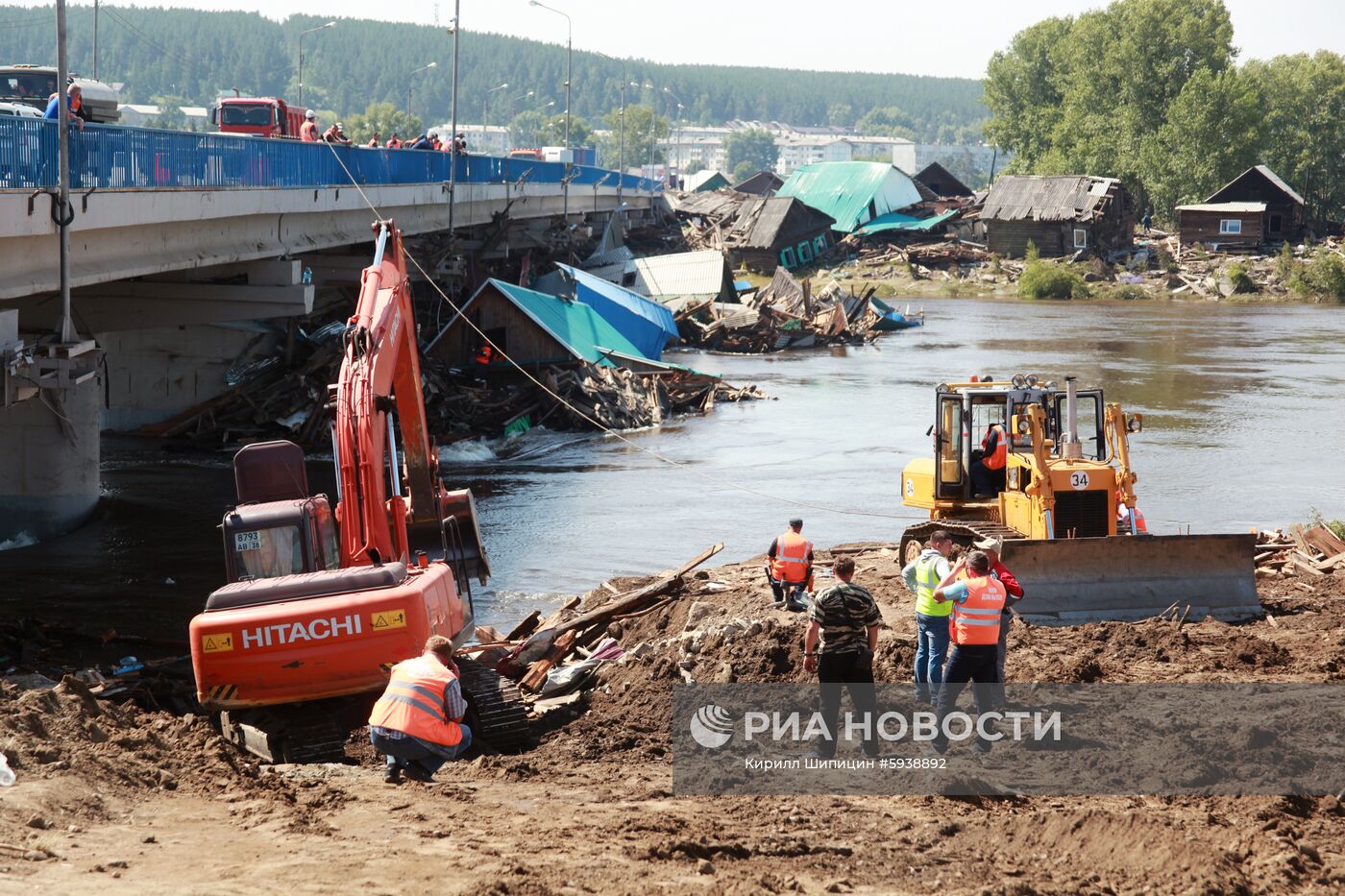 Ситуация в зоне подтопления в Иркутской области