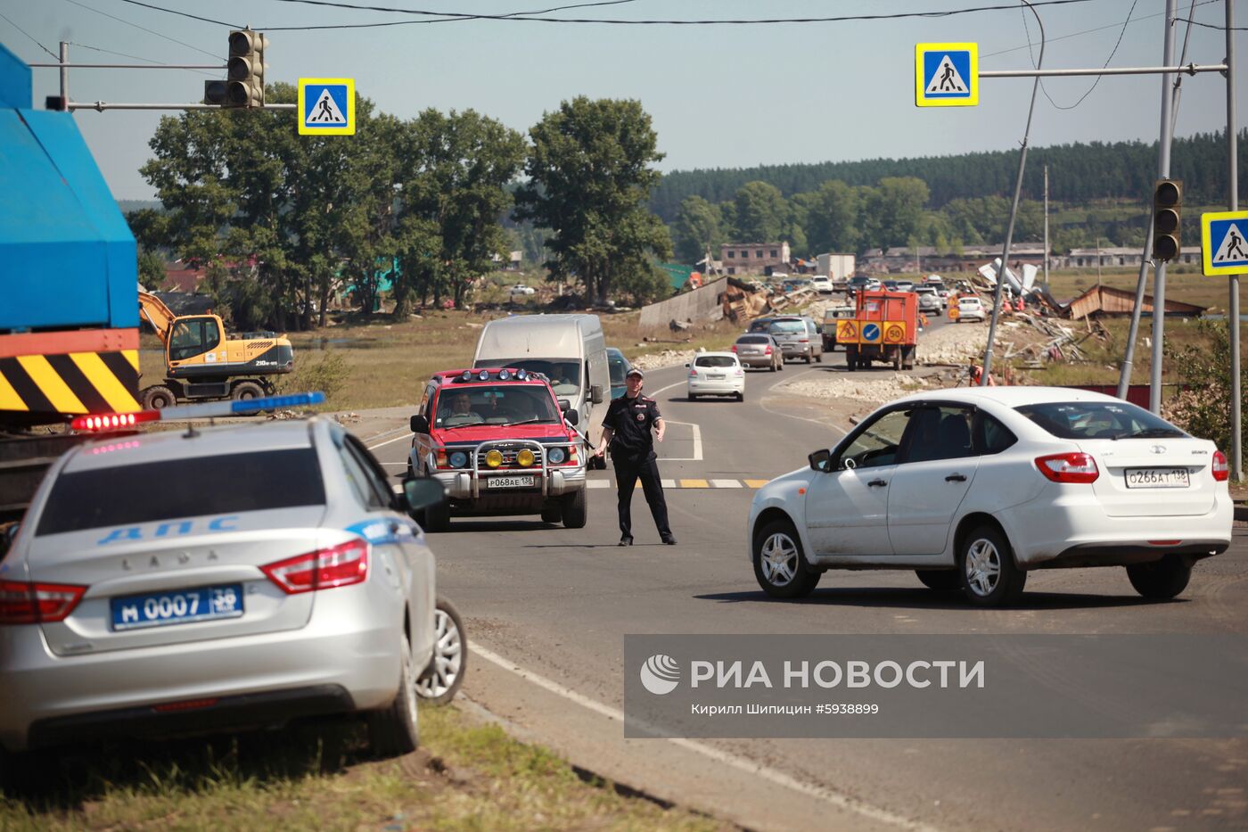 Ситуация в зоне подтопления в Иркутской области